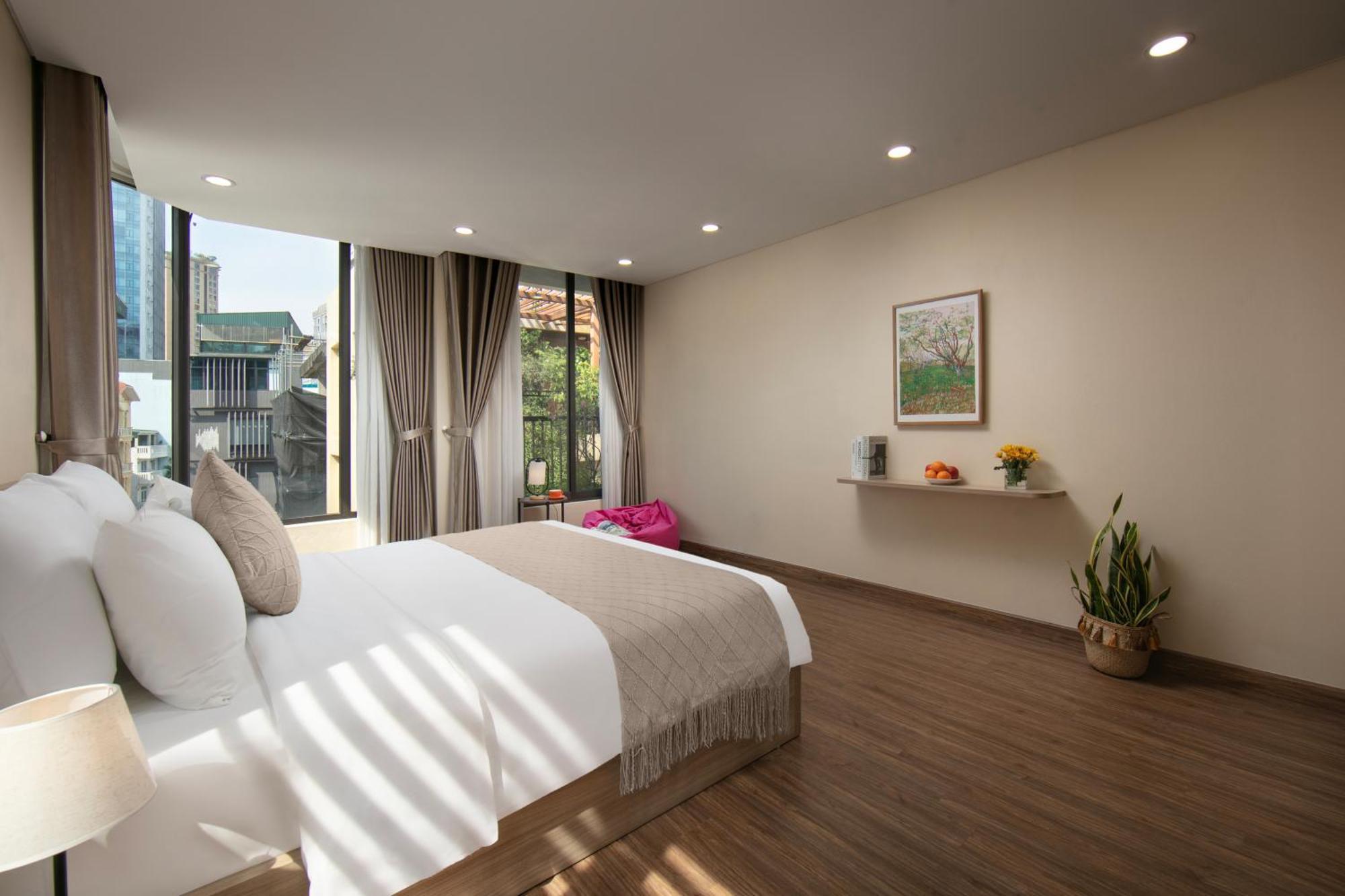 Hb Serviced Apartment - Lac Long Quan ฮานอย ภายนอก รูปภาพ