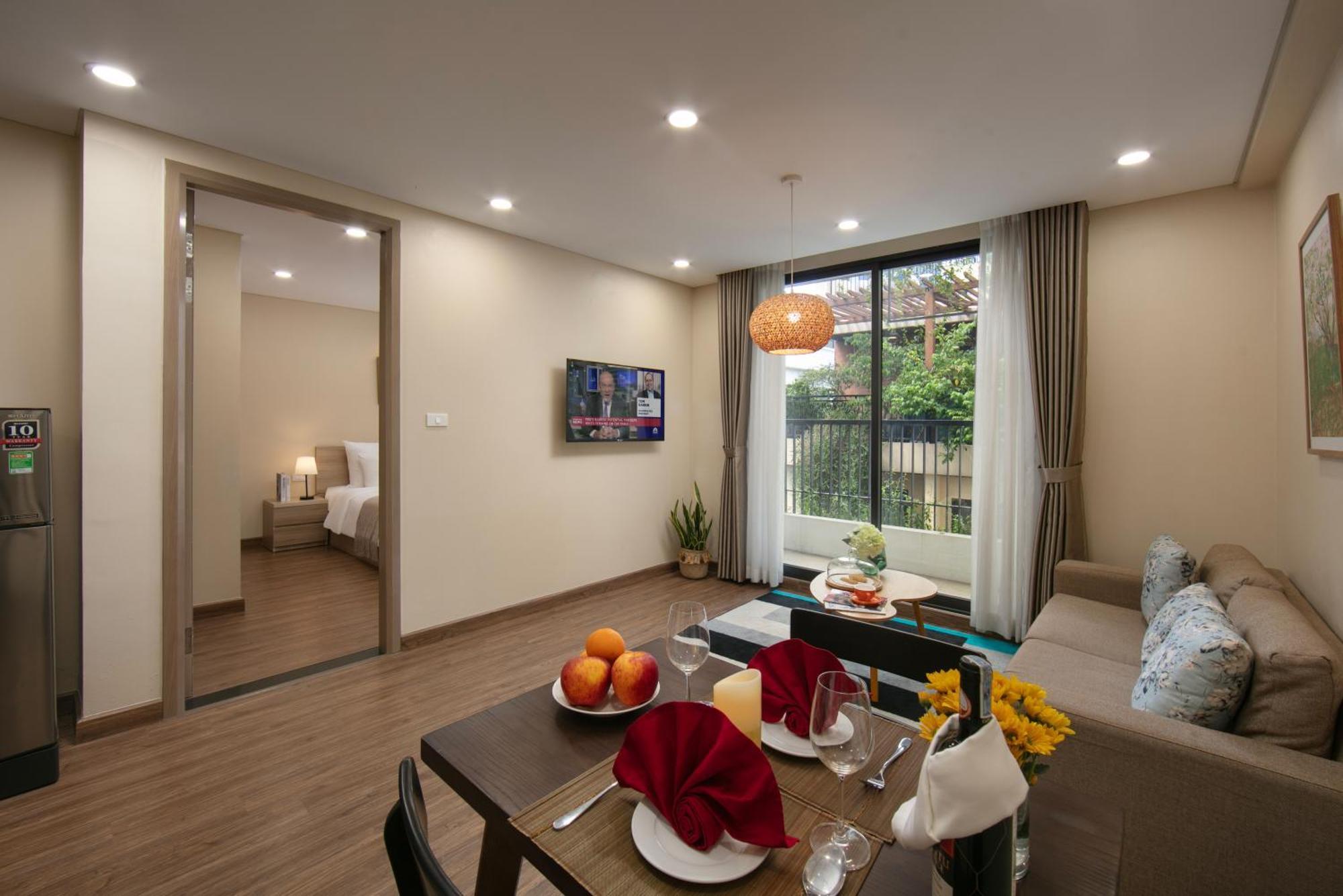 Hb Serviced Apartment - Lac Long Quan ฮานอย ภายนอก รูปภาพ