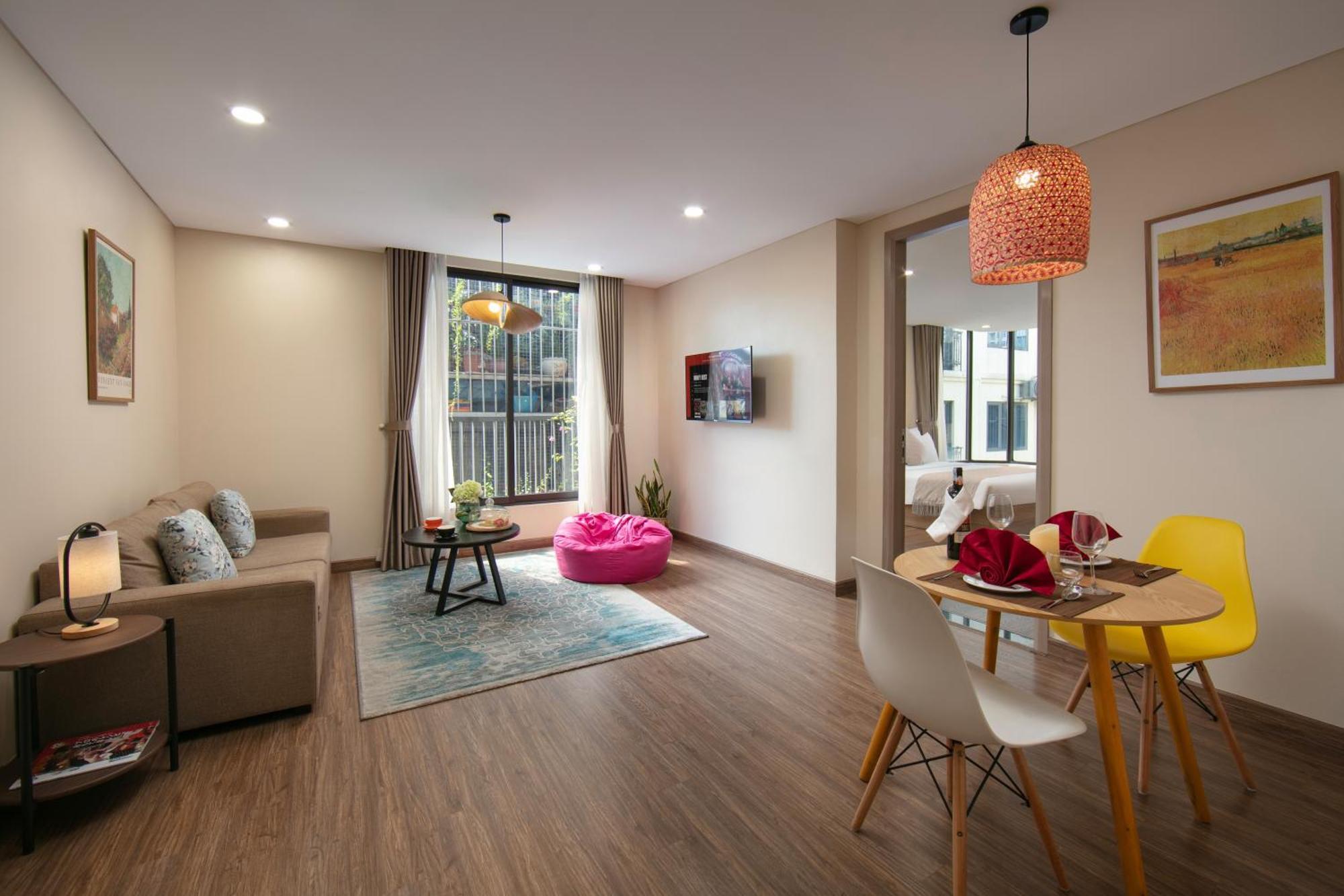 Hb Serviced Apartment - Lac Long Quan ฮานอย ภายนอก รูปภาพ