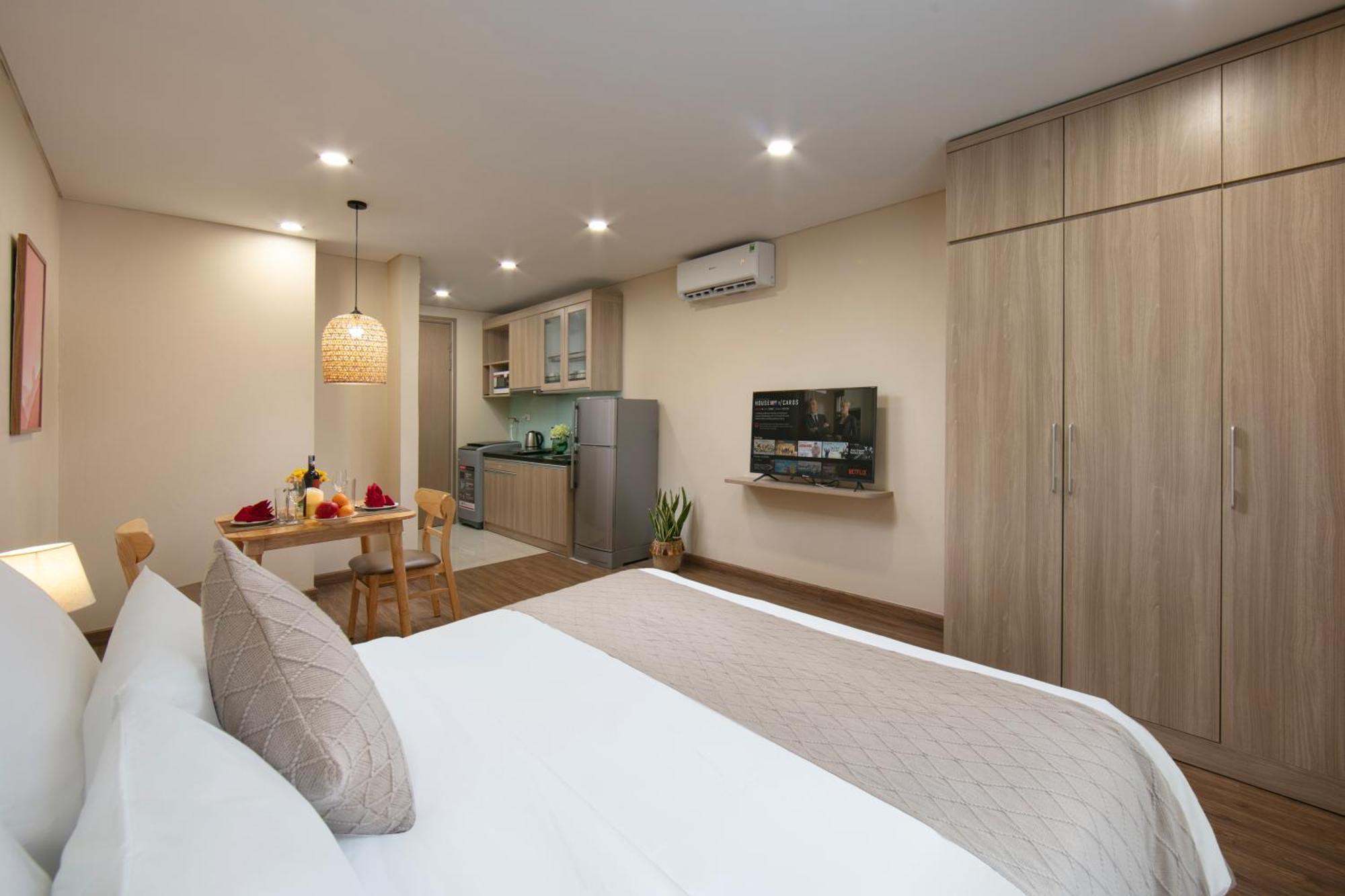 Hb Serviced Apartment - Lac Long Quan ฮานอย ภายนอก รูปภาพ